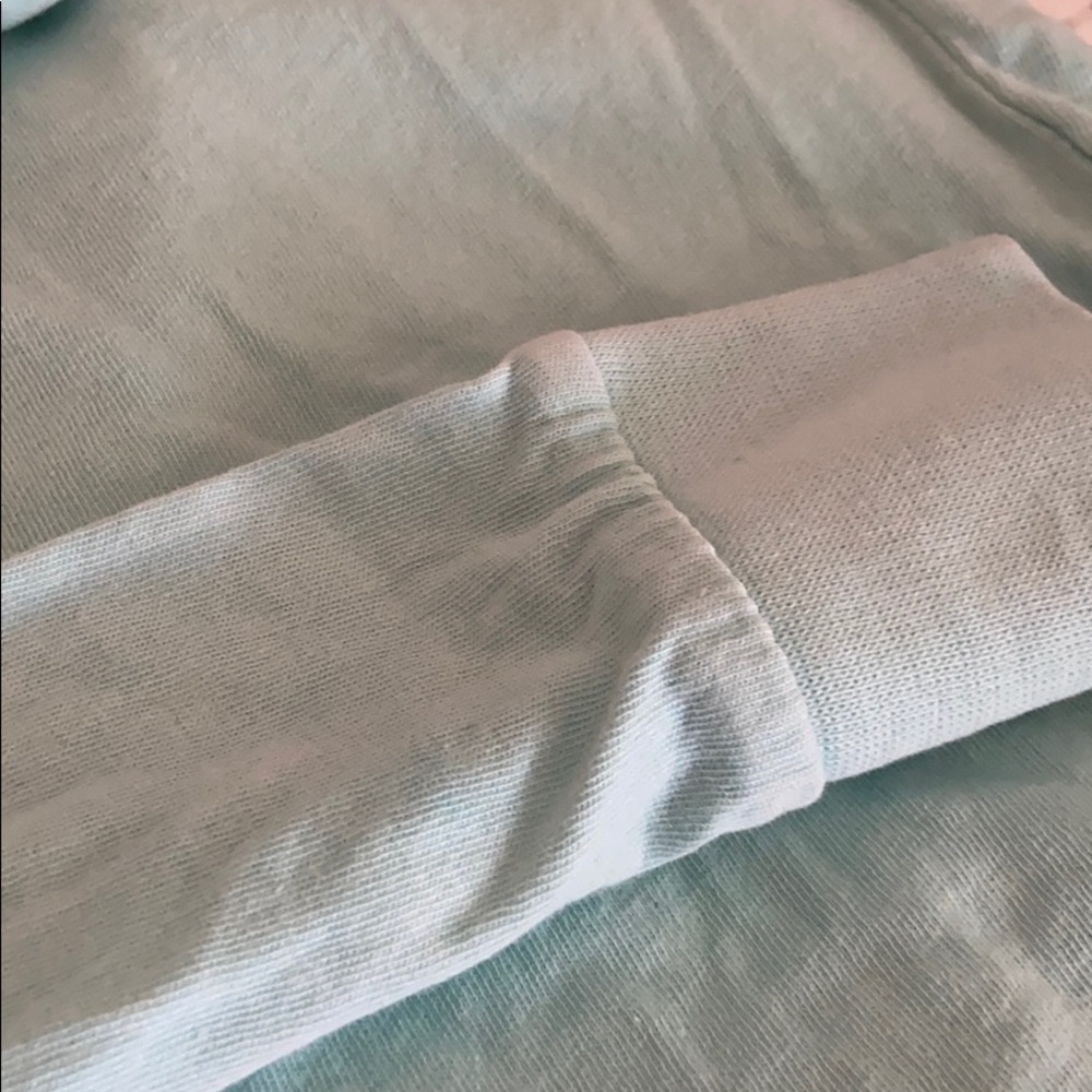 Long teal tee